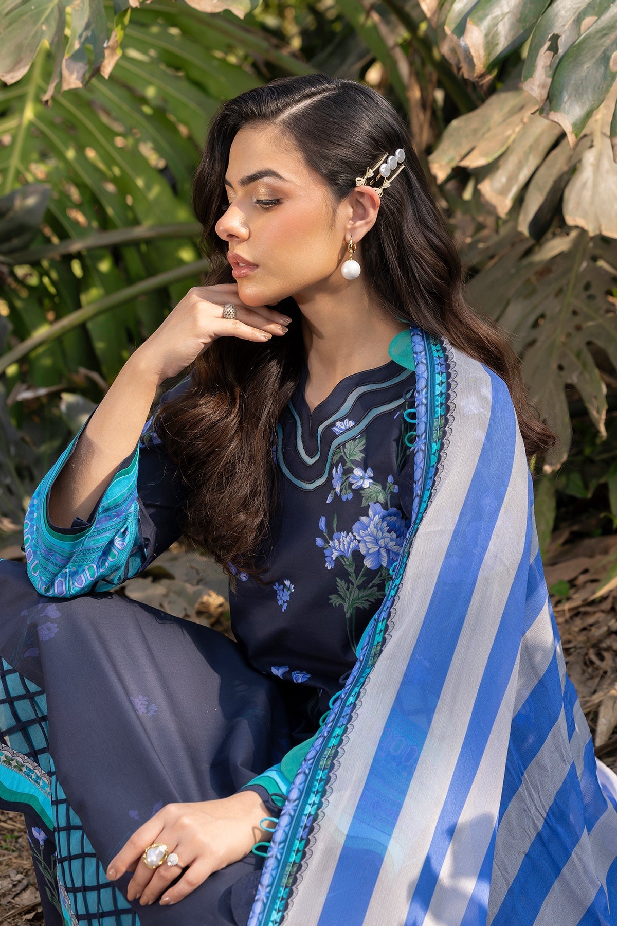 Charizma | C prints Lawn | CP5-19 - Official Charizma stockist in UK - Sakeena London