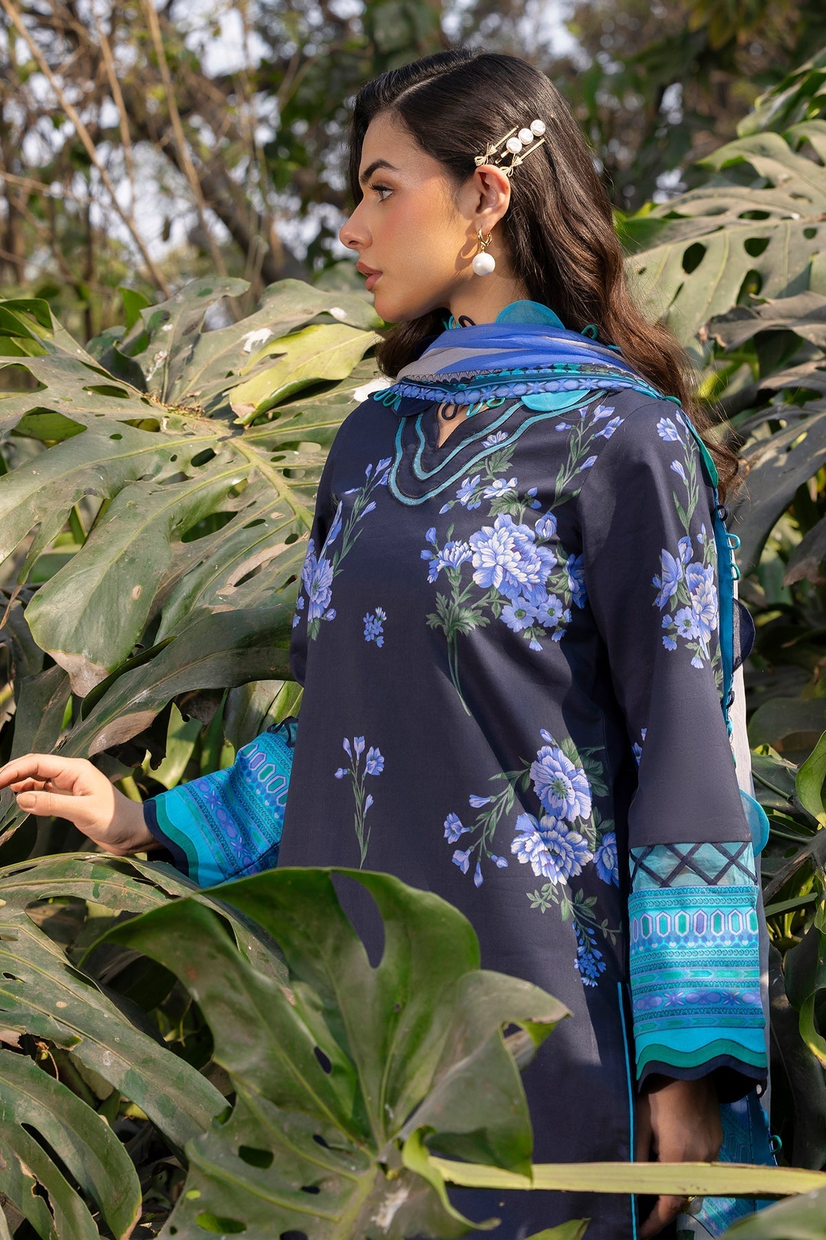 Charizma | C prints Lawn | CP5-19 - Official Charizma stockist in UK - Sakeena London