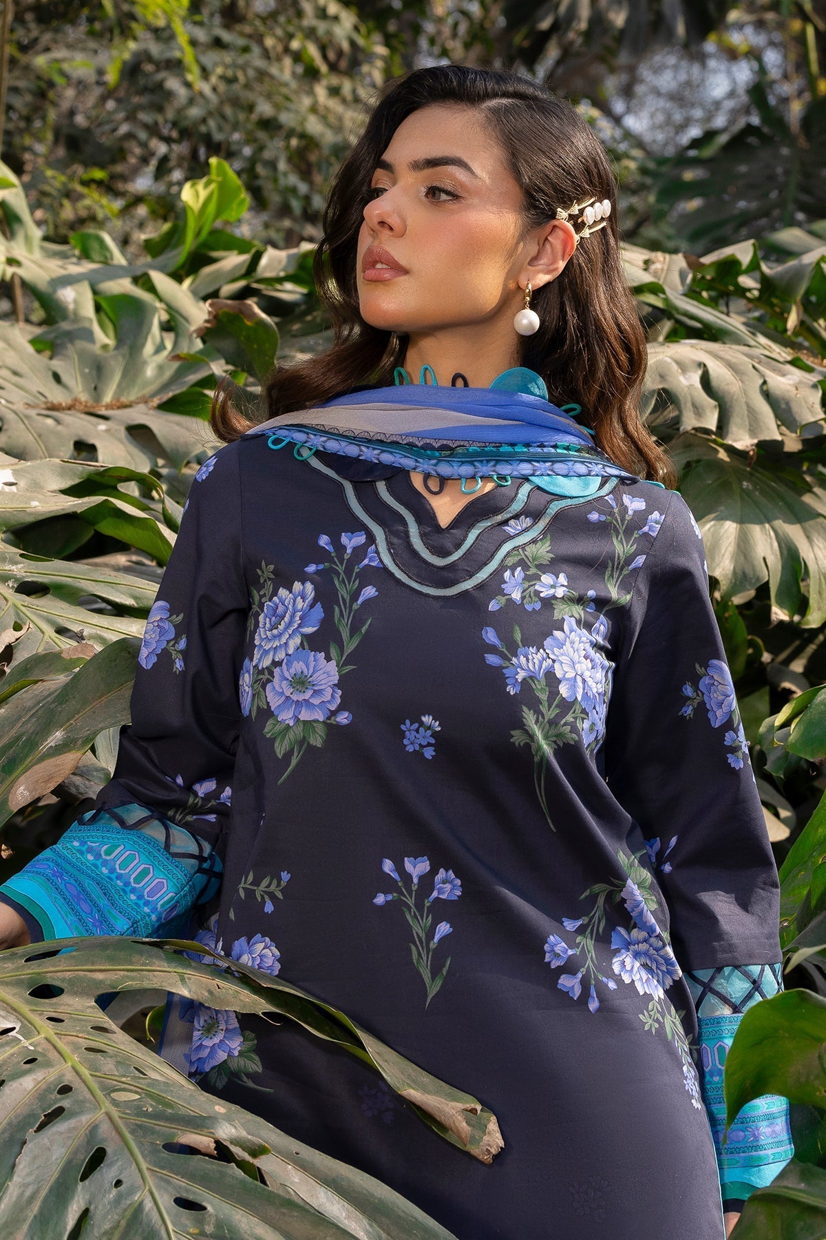 Charizma | C prints Lawn | CP5-19 - Official Charizma stockist in UK - Sakeena London