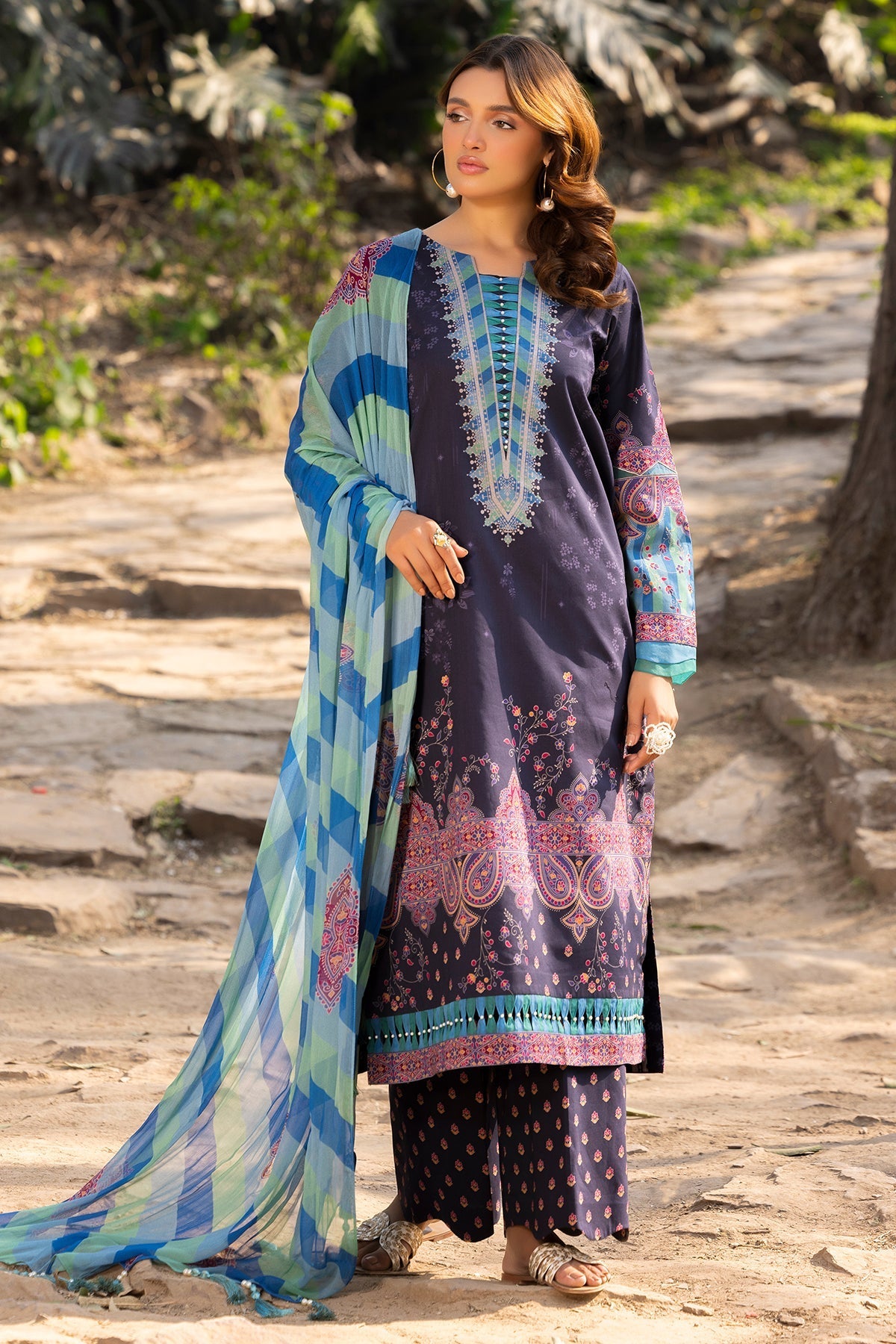 Charizma | C prints Lawn | CP5-20 - Official Charizma stockist in UK - Sakeena London