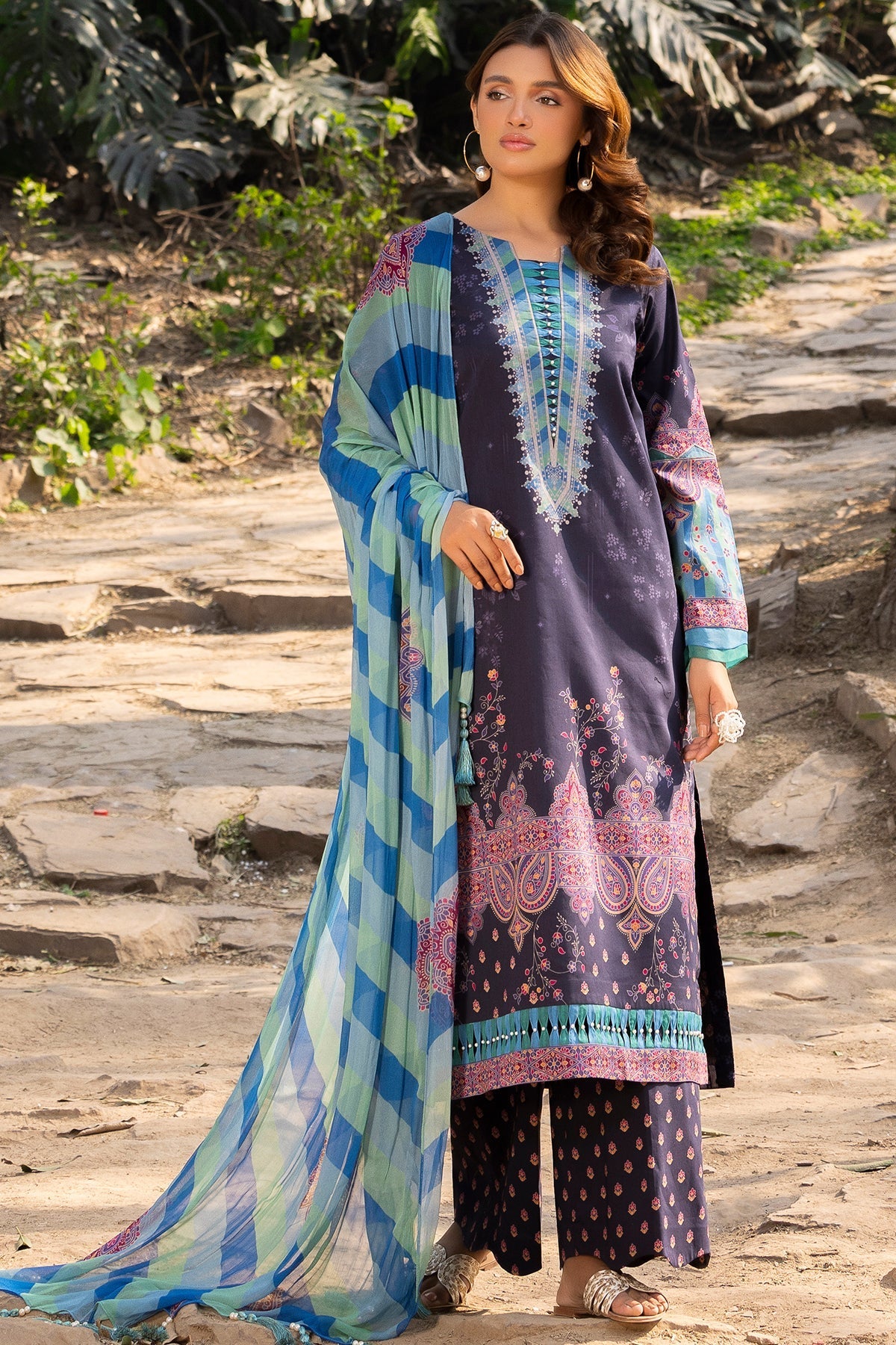 Charizma | C prints Lawn | CP5-20 - Official Charizma stockist in UK - Sakeena London