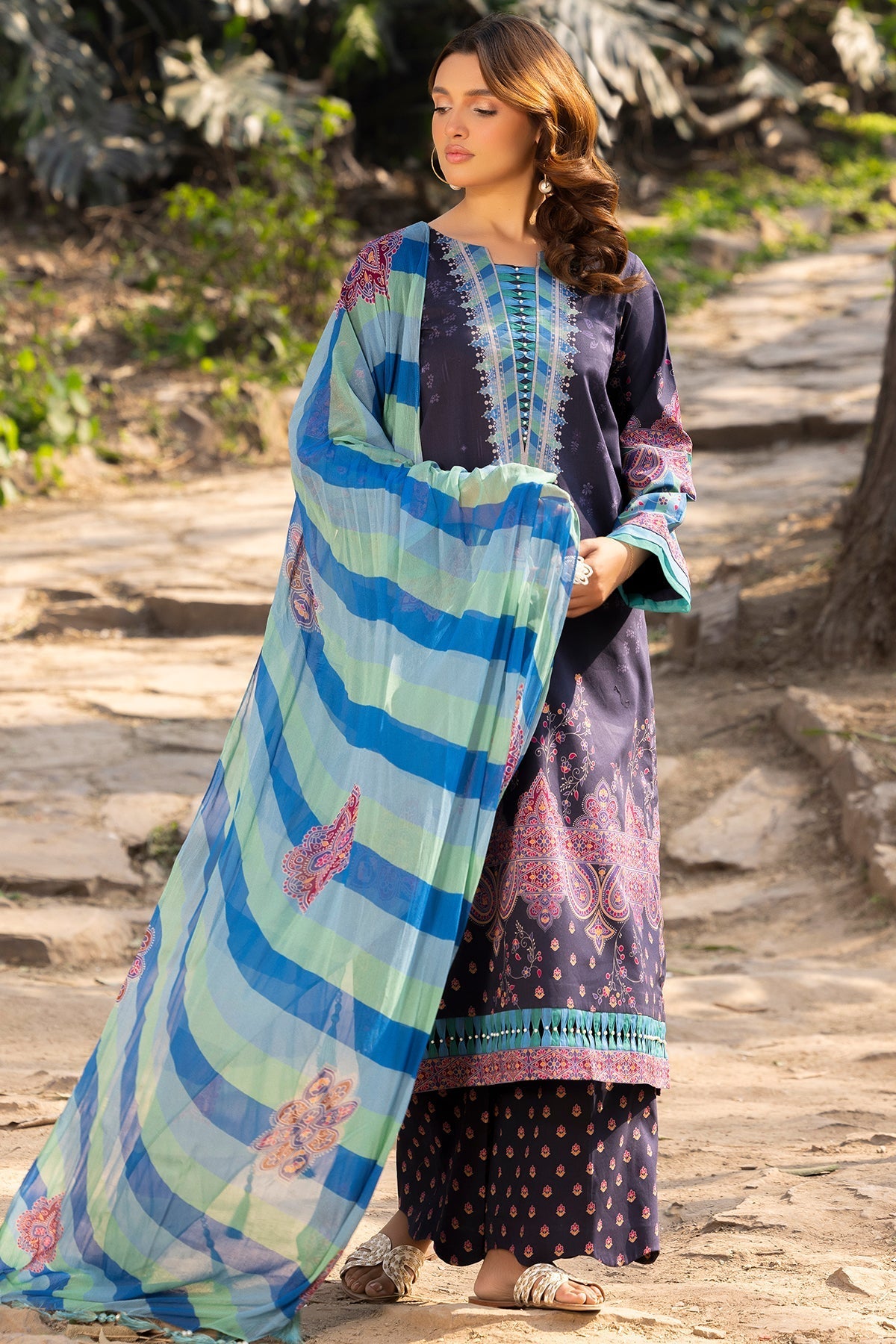 Charizma | C prints Lawn | CP5-20 - Official Charizma stockist in UK - Sakeena London