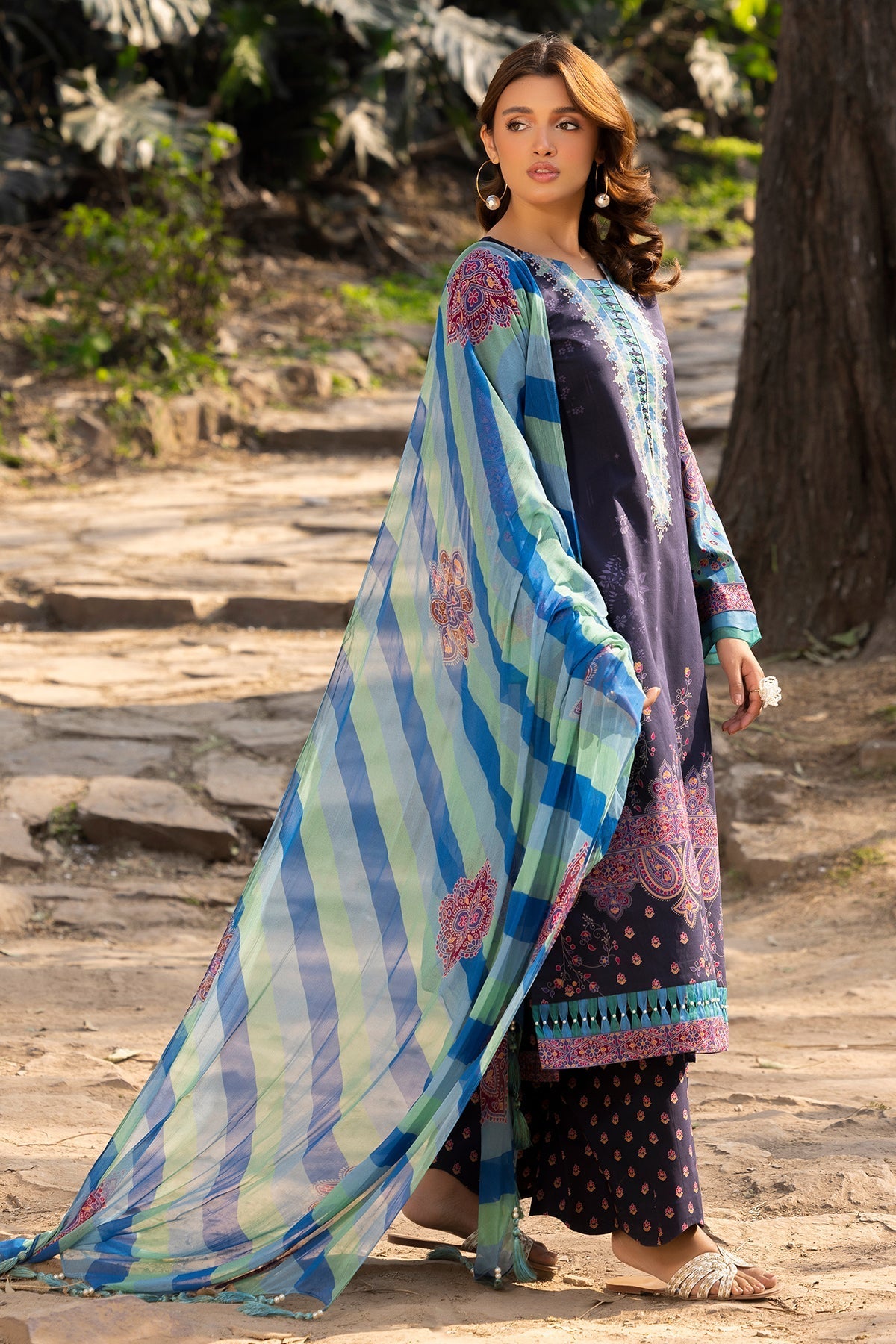 Charizma | C prints Lawn | CP5-20 - Official Charizma stockist in UK - Sakeena London