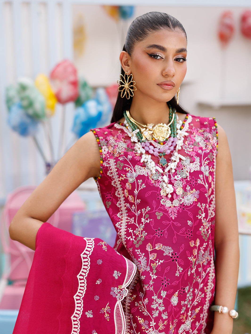 Bin Ilyas | Carnival Summer Edit 25 | 35 - B - Official Bin Ilyas stockist in UK - Sakeena London