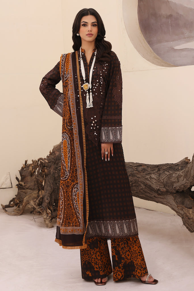 Charizma | Naranji Embroidered Lawn 24 | CN4-004 - Official Charizma stockist in UK - Sakeena London
