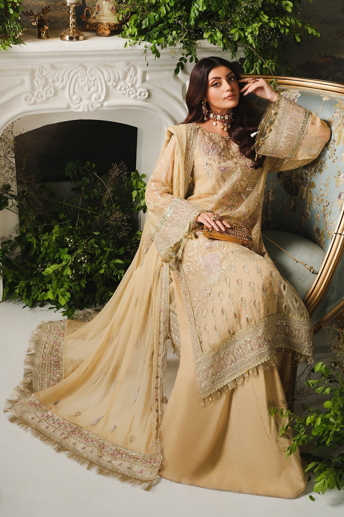 Paras by Pasha | Ayla Luxury Formals | PR104 Amber - Official Paras by Pasha stockist in UK - Sakeena London