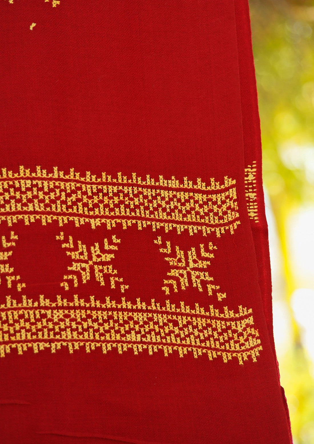 Wool Needle Work Shawl D - 50 - T Garden