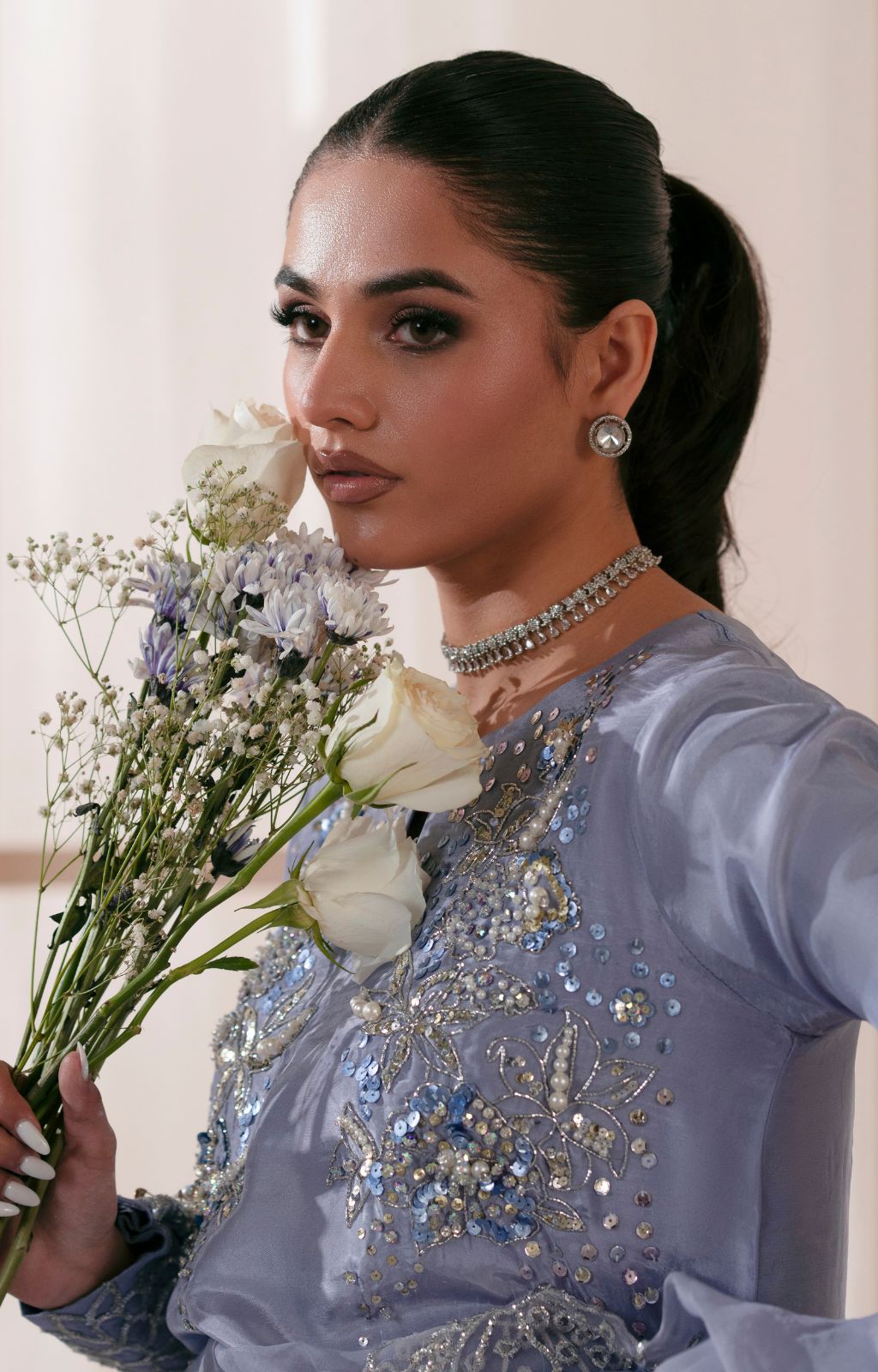 Ajr Couture | Symphony Luxe Festive 25 | Crimson - Official AJR Couture stockist in UK - Sakeena London