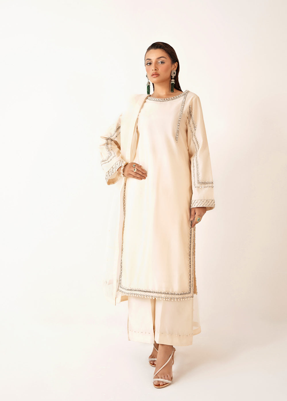 Dastoor | Euphoria Luxury Pret 24 | Pearl - Official Dastoor stockist in UK - Sakeena London
