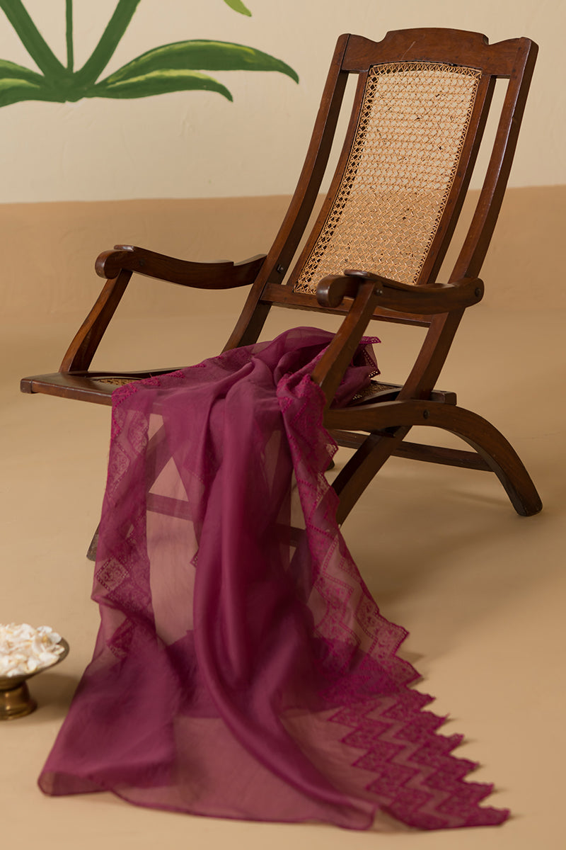 Cross Stitch | Chikankari Lawn Collection | P-07 - Official Cross Stitch stockist in UK - Sakeena London