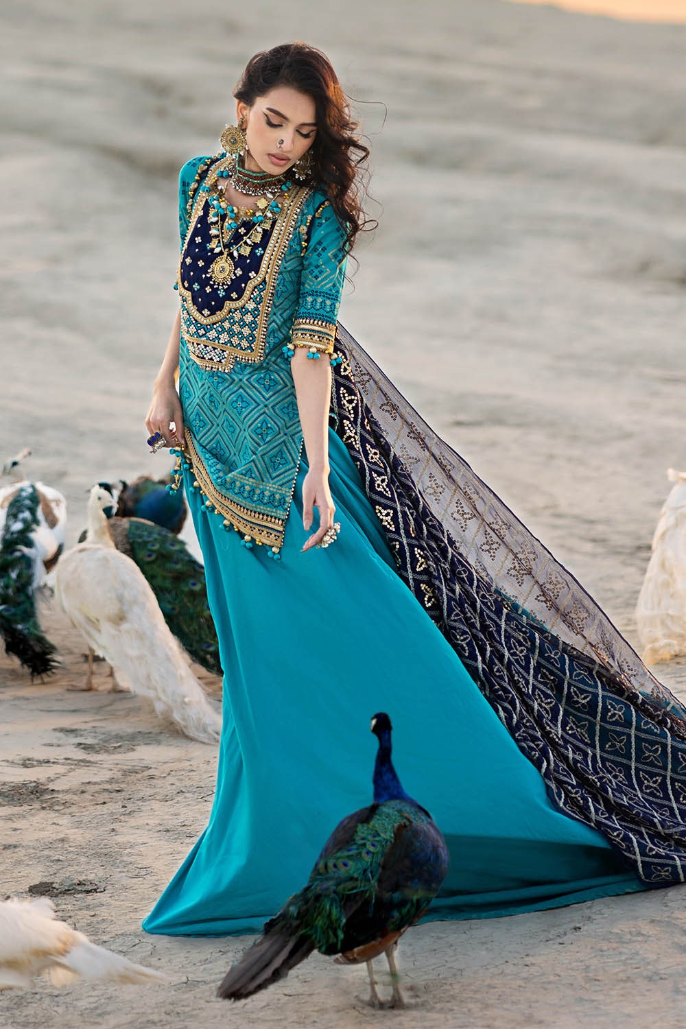 Gul Ahmed | Chunri Lawn 25 | BM-52021 - Official Gul Ahmed stockist in UK - Sakeena London