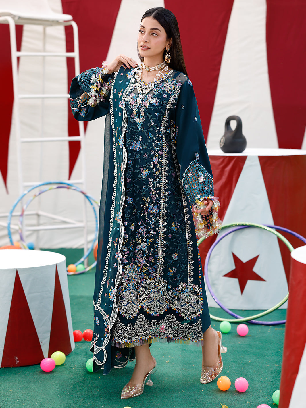 Bin Ilyas | Carnival Summer Edit 25 | 35 - A - Official Bin Ilyas stockist in UK - Sakeena London