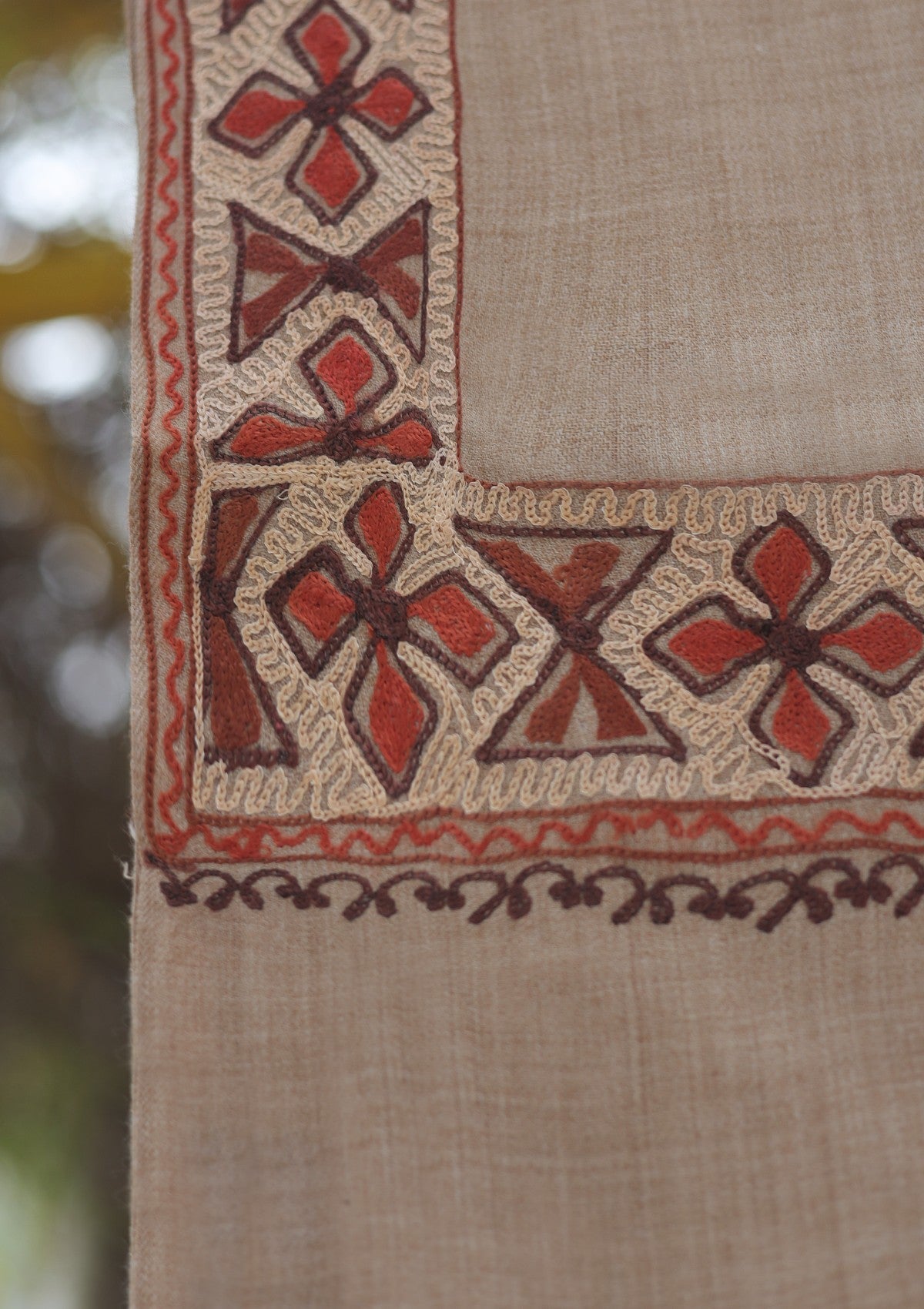 Wool Ari Work Shawl D - 39 - D SKIN