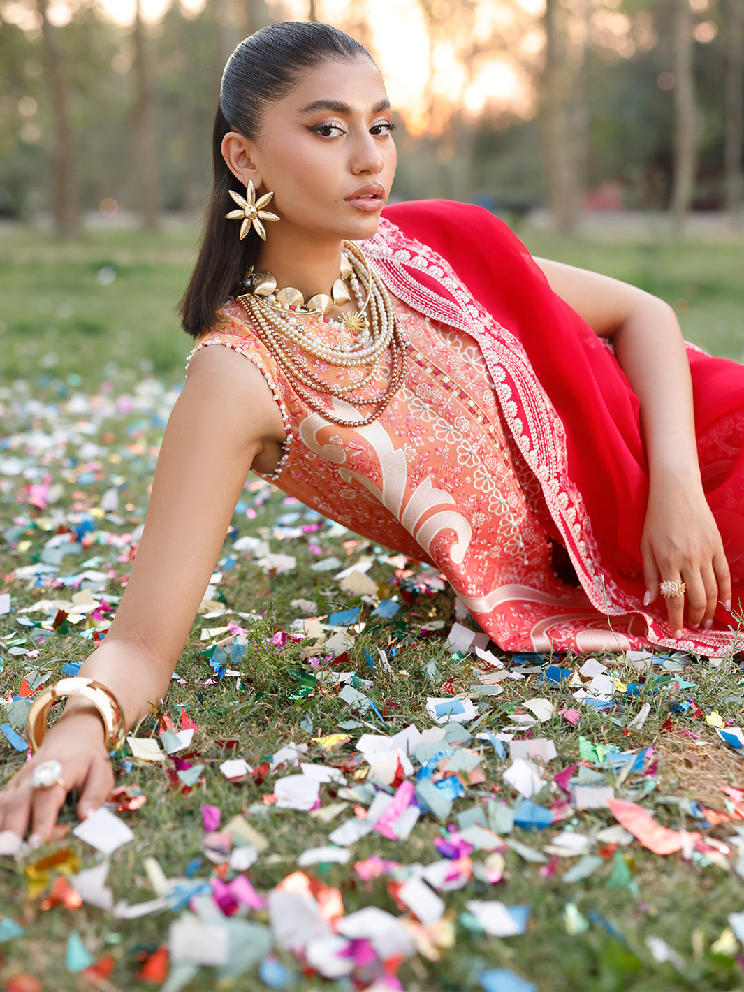 Bin Ilyas | Carnival Summer Edit 25 | 36 - B - Official Bin Ilyas stockist in UK - Sakeena London