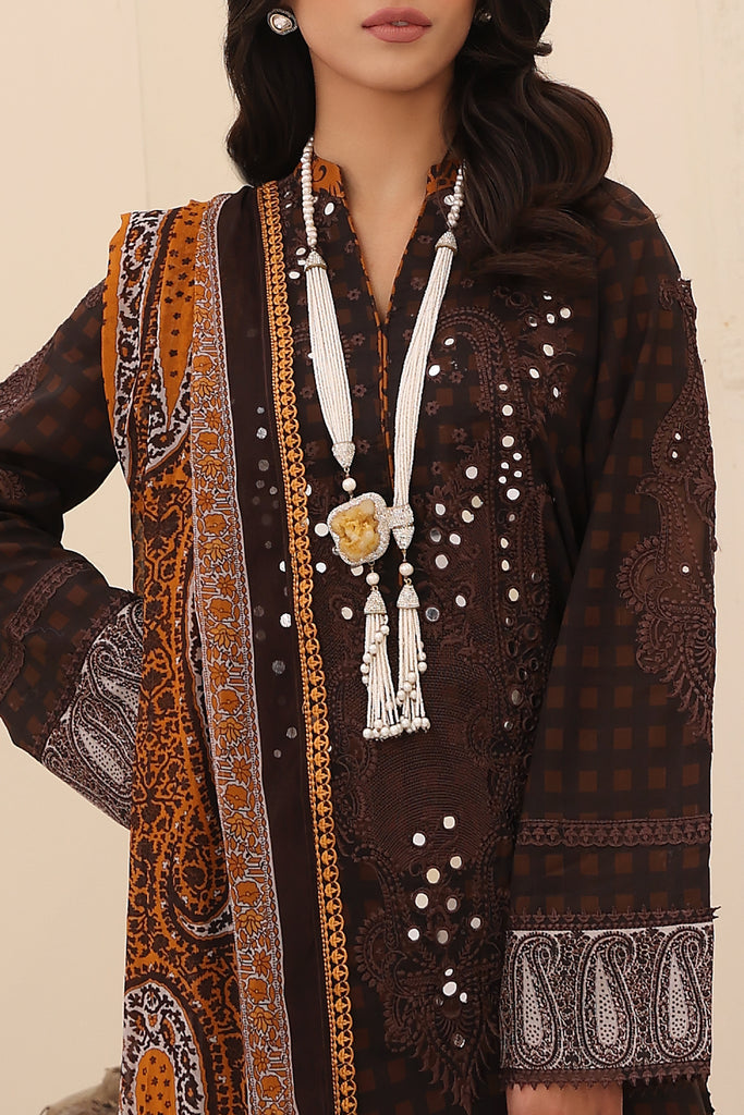Charizma | Naranji Embroidered Lawn 24 | CN4-004 - Official Charizma stockist in UK - Sakeena London