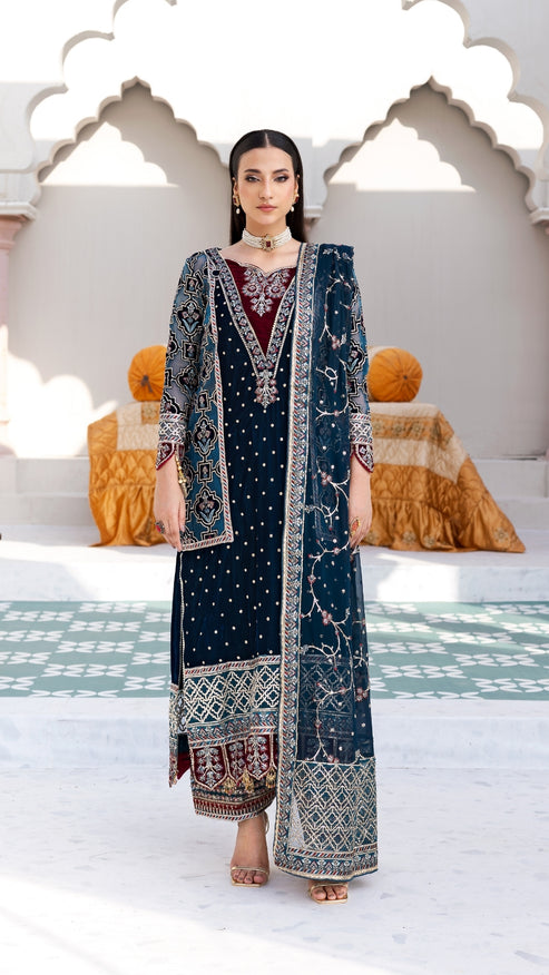 Zebtan | Andaz e Makhmal | ZAM-08 - Official Zebtan stockist in UK - Sakeena London