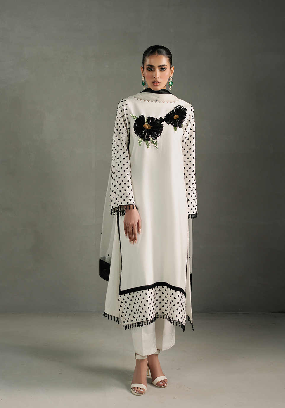 Zarqash | Silk Edit | ZQS 012 ESTELLA - Official Zarqash stockist in UK - Sakeena London
