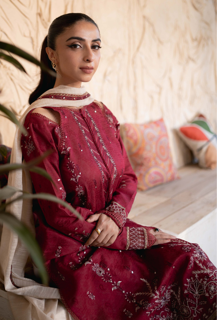 Humdum | Mirha Lawn 25 | Mirha - D01 - Official Humdum stockist in UK - Sakeena London