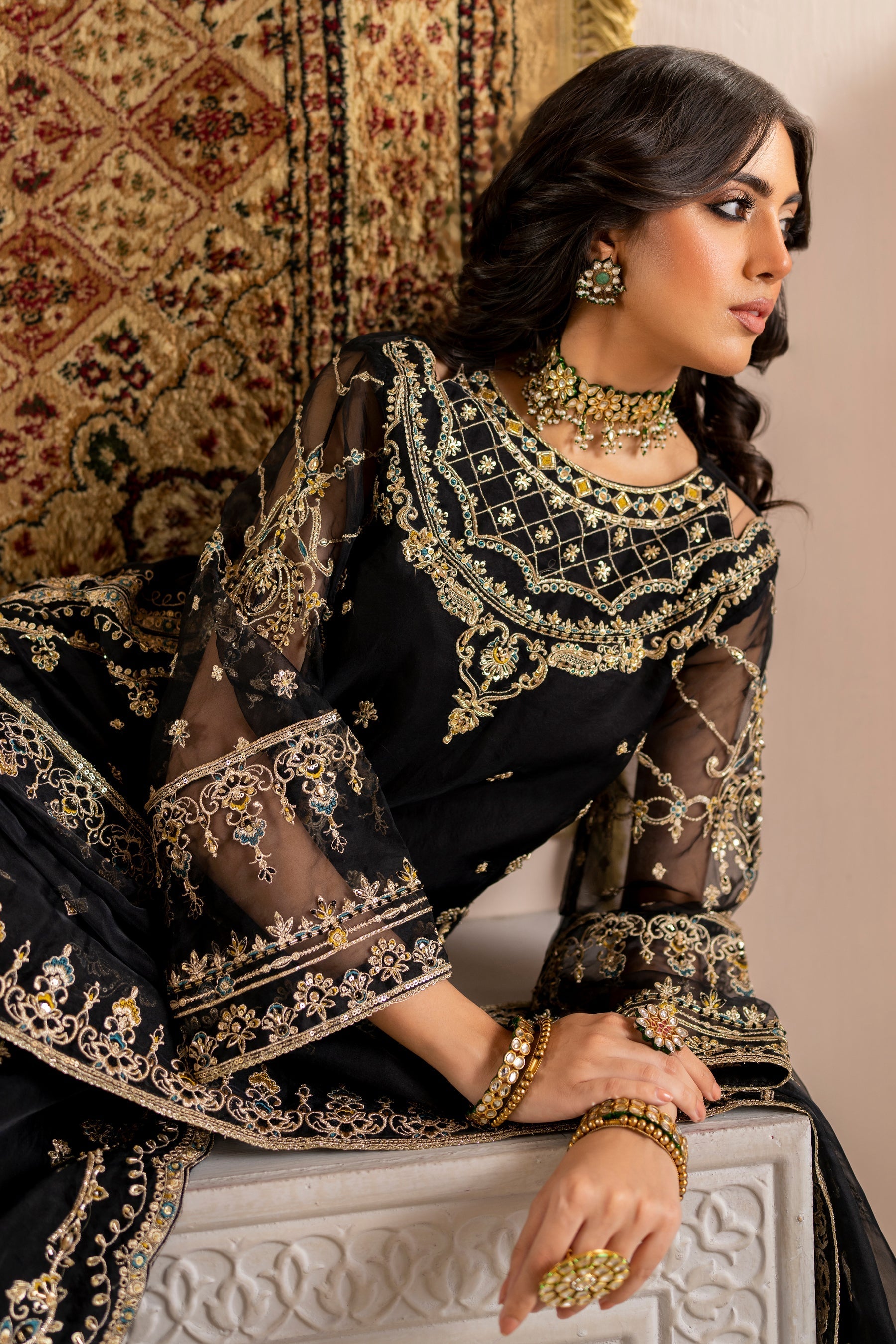 Naqshi | Kaansi Formals | LEENA - Official Naqshi stockist in UK - Sakeena London