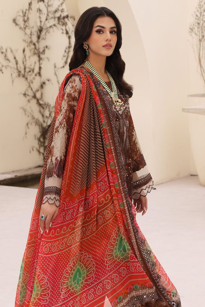 Charizma | Naranji Embroidered Lawn 24 | CN4-008 - Official Charizma stockist in UK - Sakeena London