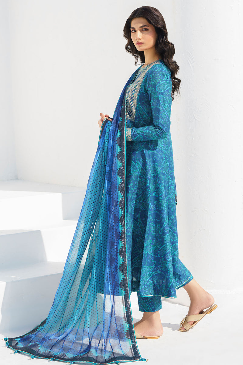 Jazmin | Summer Lawn 25 | USE-9017 - Official Jazmin stockist in UK - Sakeena London