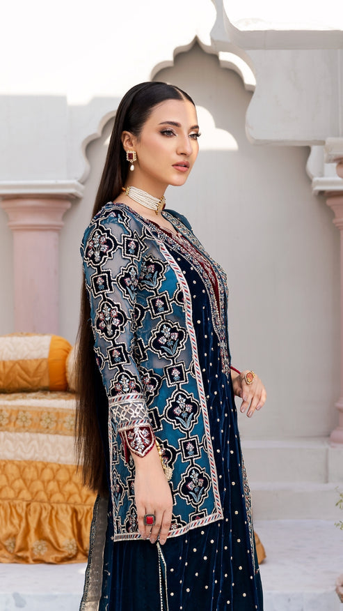 Zebtan | Andaz e Makhmal | ZAM-08 - Official Zebtan stockist in UK - Sakeena London