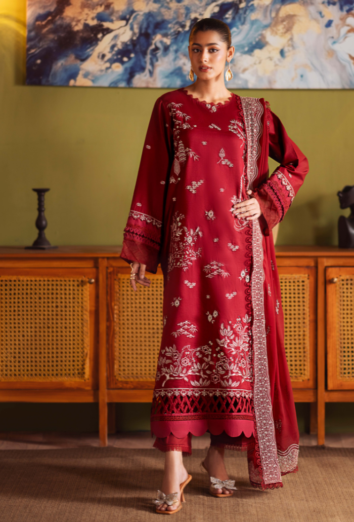 Humdum | Lala Rukh Lawn | Lalarukh - D01 - Official Humdum stockist in UK - Sakeena London