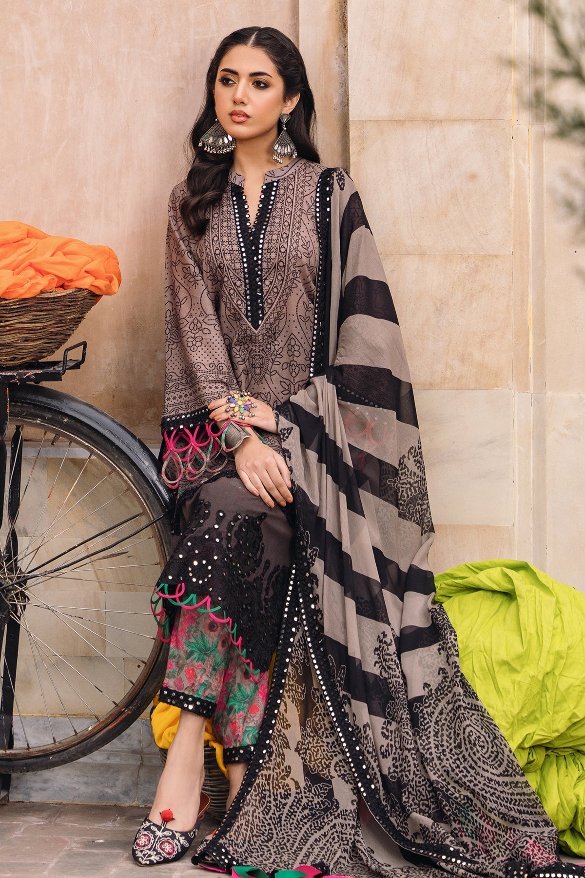 Charizma | Lawn Collection 24 | CH4-01 - Official Charizma stockist in UK - Sakeena London