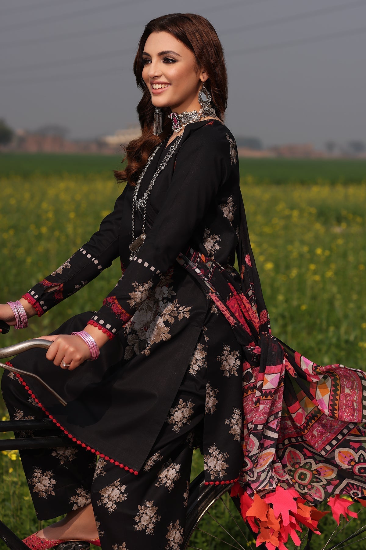 Charizma | Lawn Collection 24 | SP4-01 - Official Charizma stockist in UK - Sakeena London