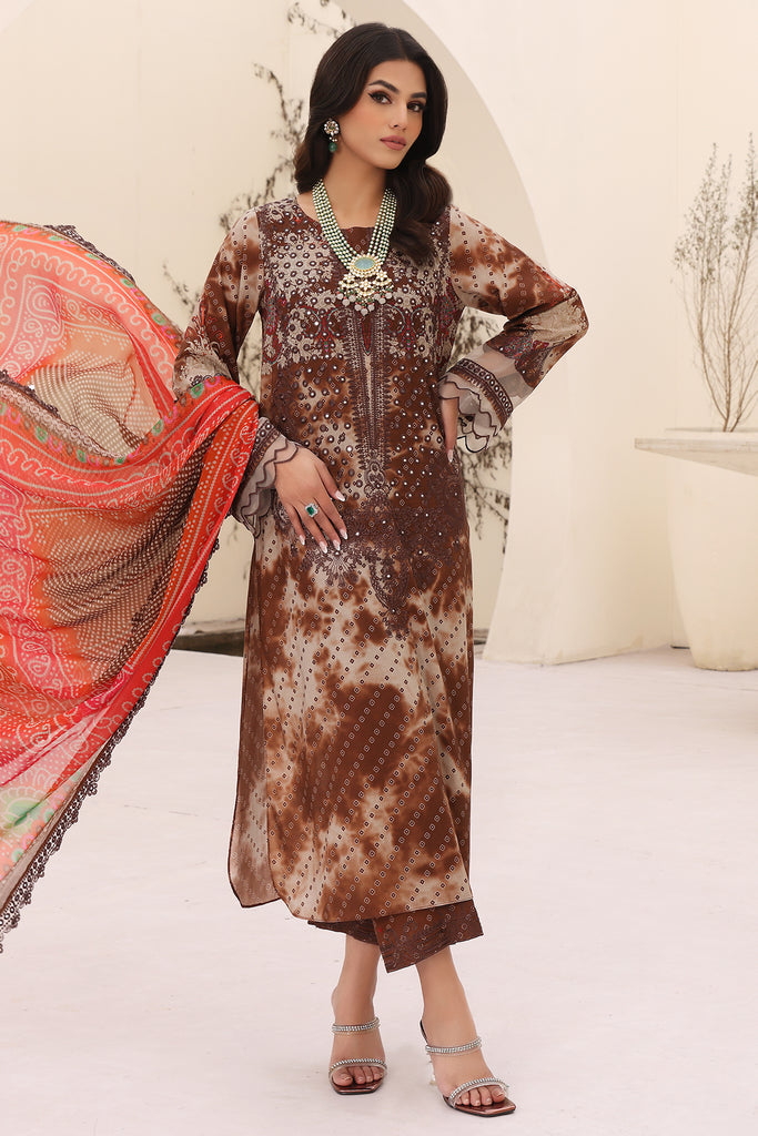 Charizma | Naranji Embroidered Lawn 24 | CN4-008 - Official Charizma stockist in UK - Sakeena London