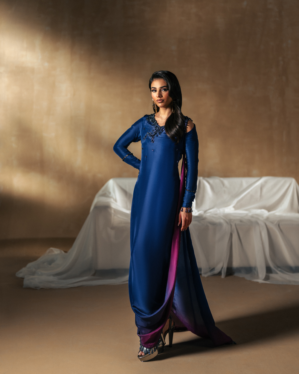 Vasal | Zyra Luxe Pret 26 | Sapphire drift - Official Vasal stockist in UK - Sakeena London