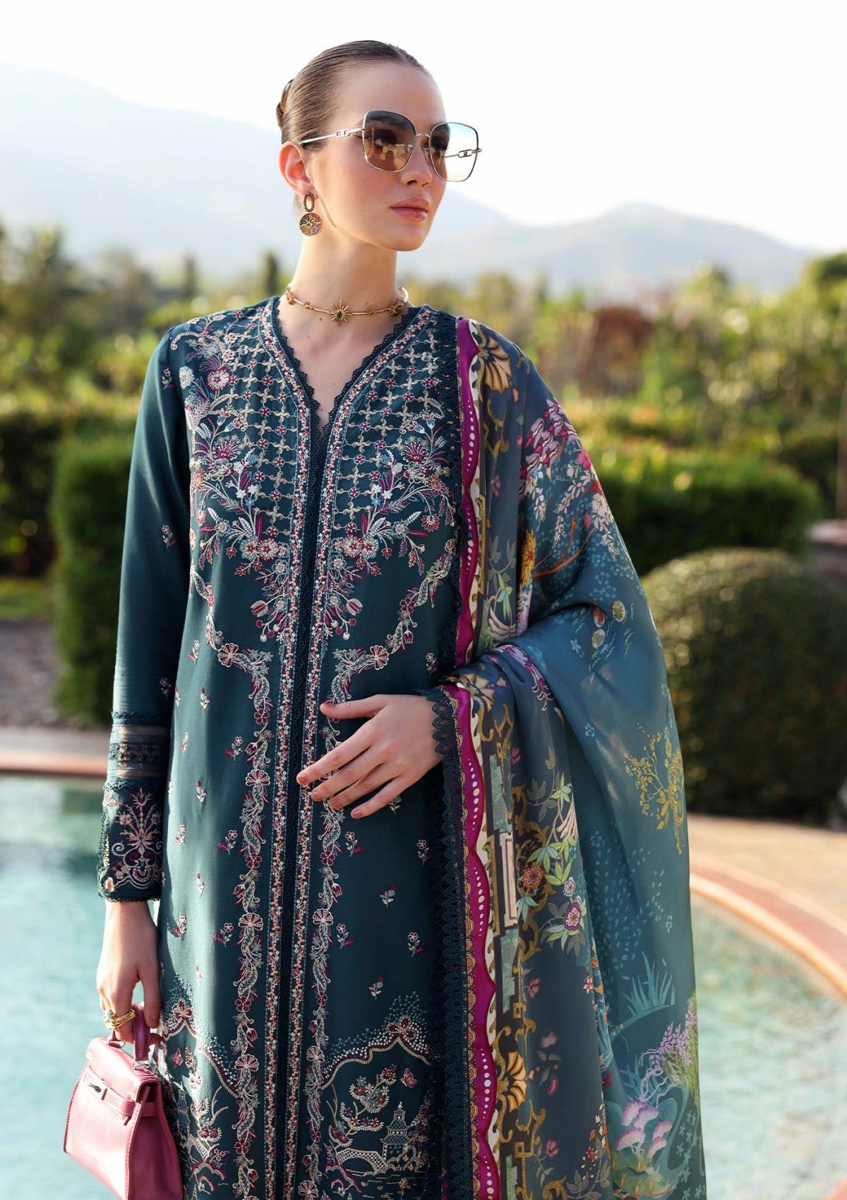 Lawn - Kanwal Malik - Zaina - Unstitched 25 - Livia