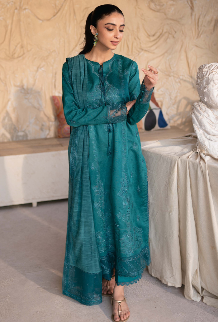 Humdum | Mirha Lawn 25 | Mirha - D05 - Official Humdum stockist in UK - Sakeena London