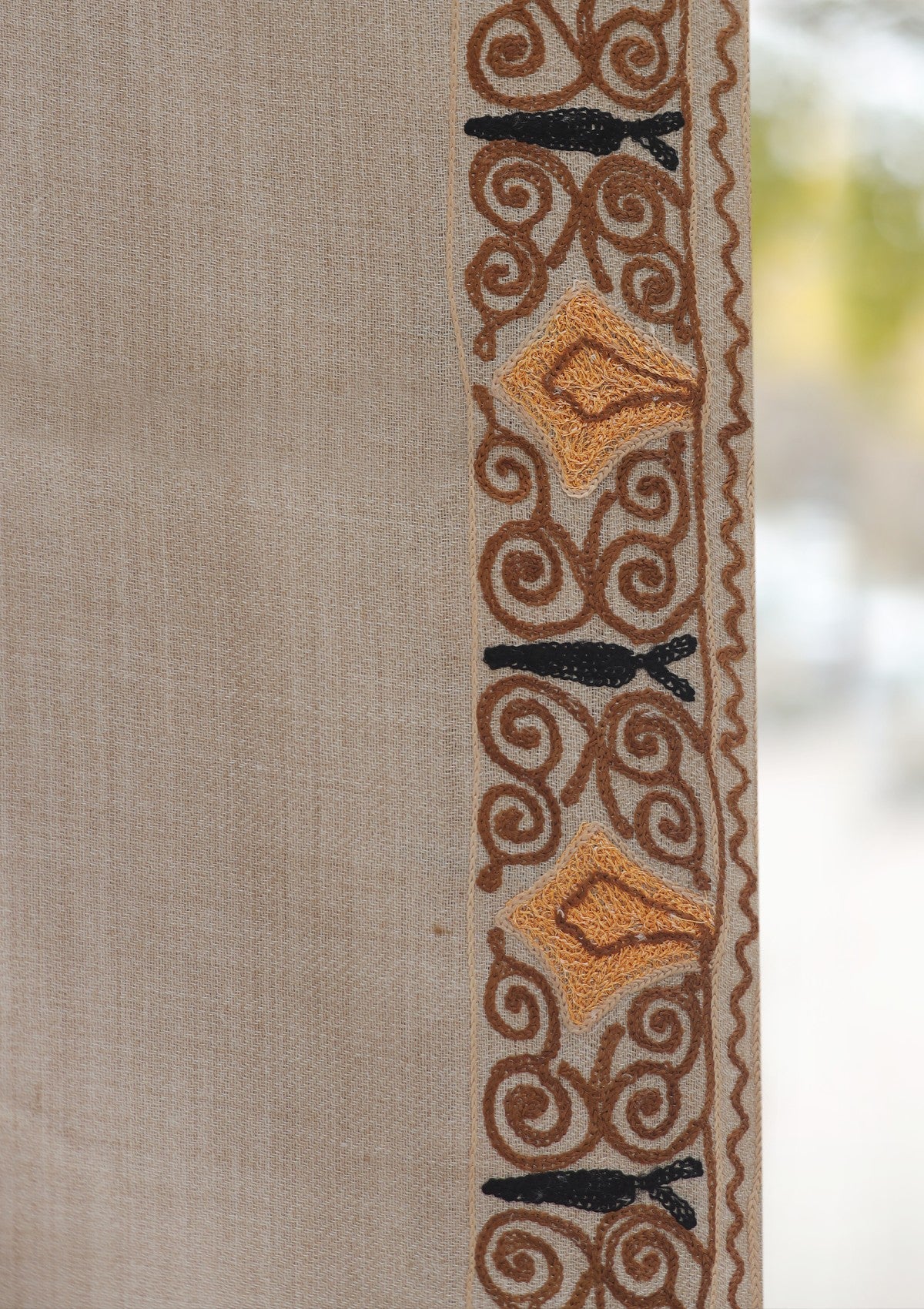Wool Ari Work Shawl D - 28 - D SKIN