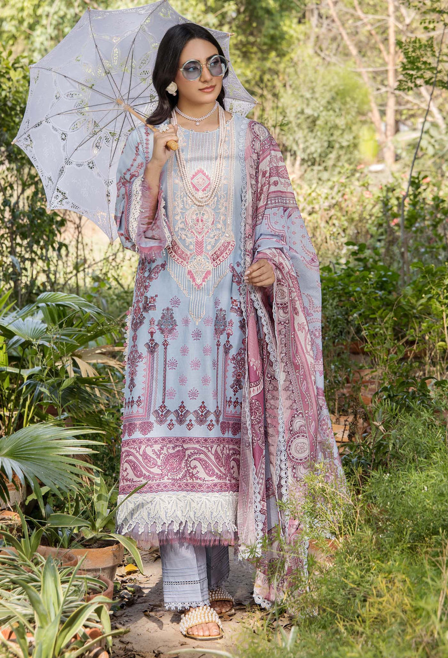 Adans Libas | Jasmine Lawn | JASMINE 2365 - Official Adans Libas stockist in UK - Sakeena London