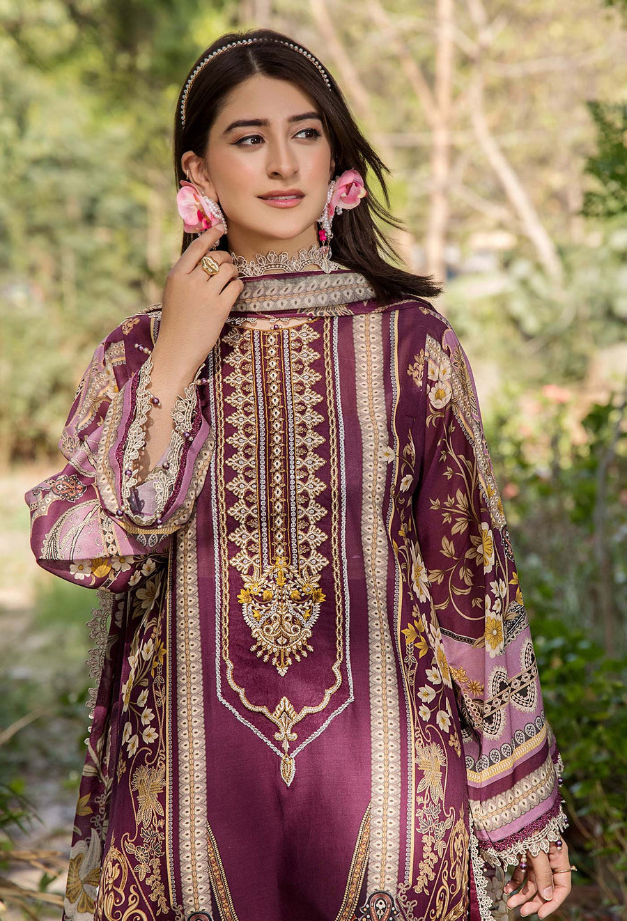 Adans Libas | Jasmine Lawn | JASMINE 2366 - Official Adans Libas stockist in UK - Sakeena London