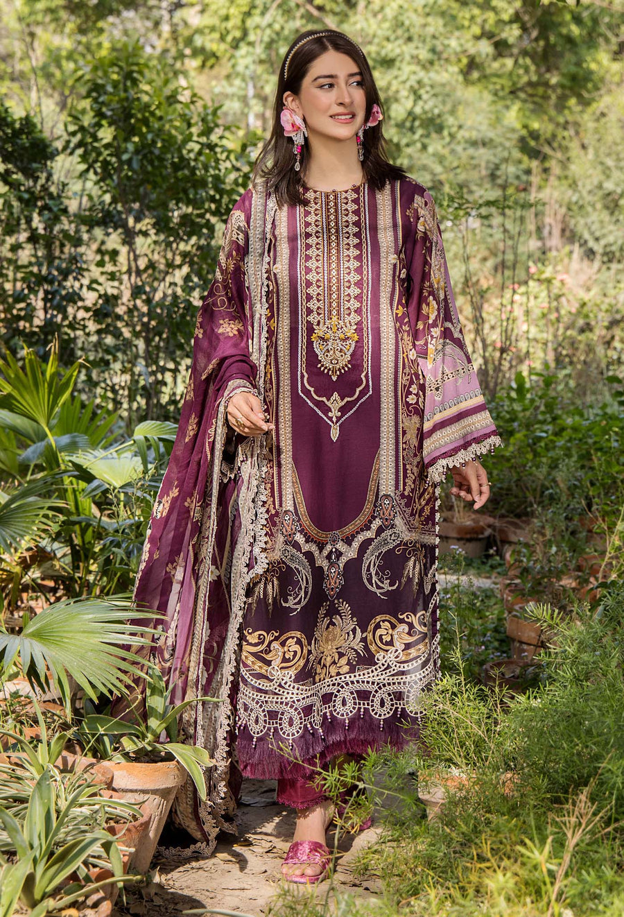 Adans Libas | Jasmine Lawn | JASMINE 2366 - Official Adans Libas stockist in UK - Sakeena London