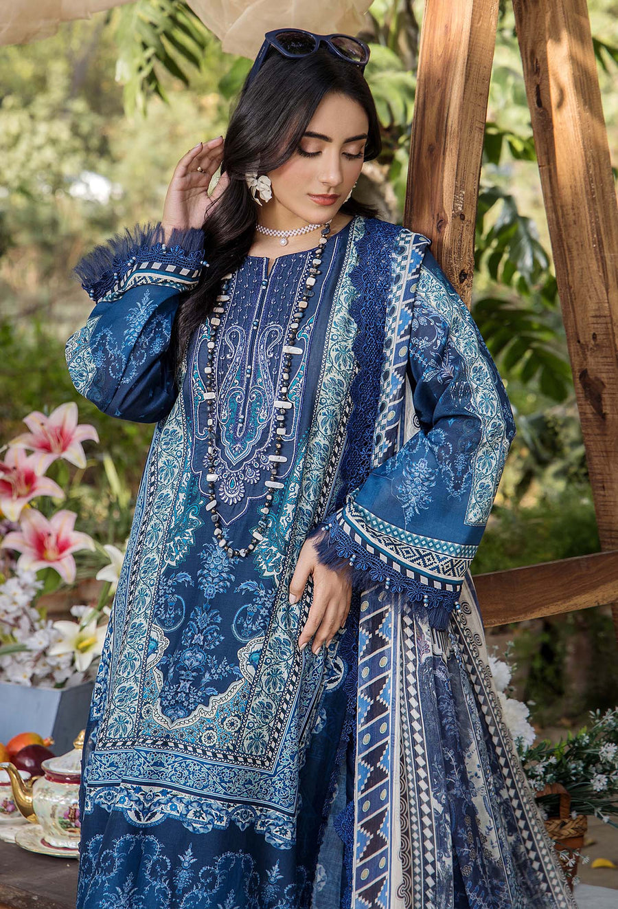 Adans Libas | Jasmine Lawn | JASMINE 2367 - Official Adans Libas stockist in UK - Sakeena London