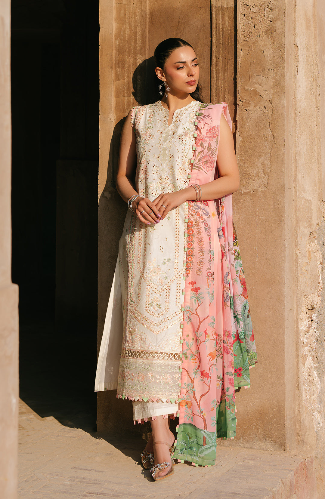 Fiona | Sarang Lawn 25 | Nevin - Official Fiona stockist in UK - Sakeena London