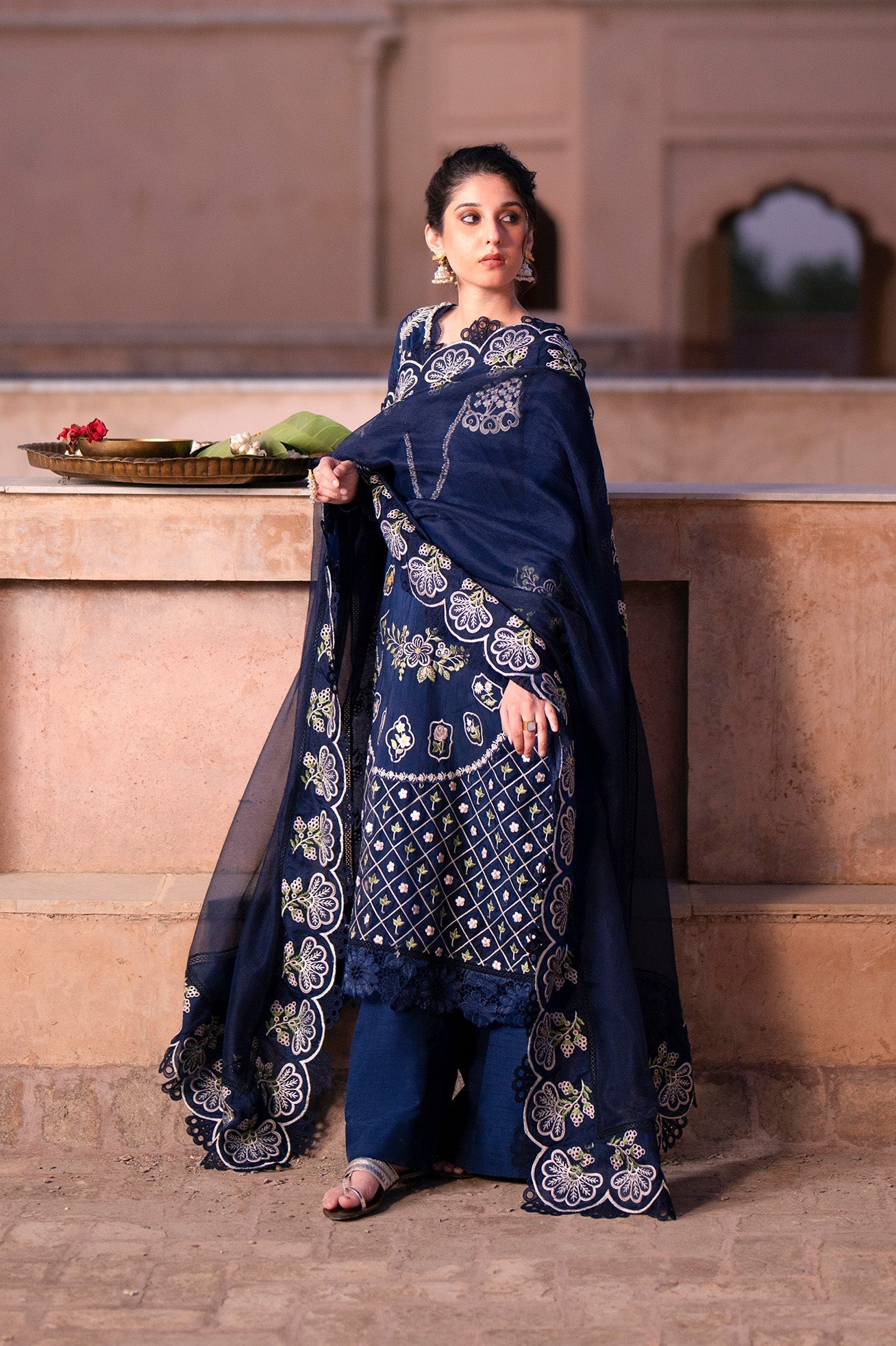 Fozia Khalid | Kahani Silk Luxury Dresses | Rukhsana - Official Fozia Khalid stockist in UK - Sakeena London