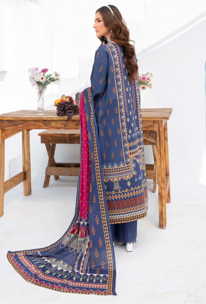 Humdum | Saira Bano Lawn 24 | D05 - Official HumDum stockist in UK - Sakeena London