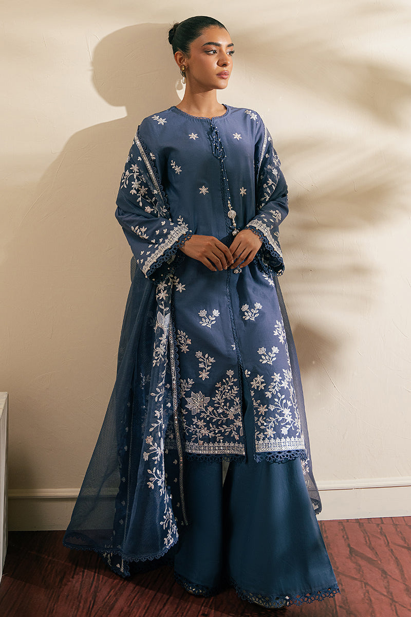 Cross Stitch | Embroidered Lawn Mahiri 24 | CRYSTAL FLORA - Official Cross Stitch stockist in UK - Sakeena London
