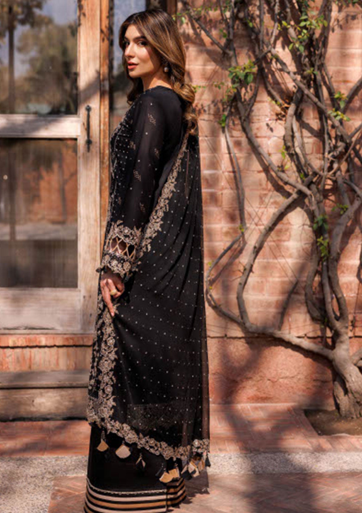 Lawn Collection - Farasha - Kaavish - FK24#03 - RAVEN AURA