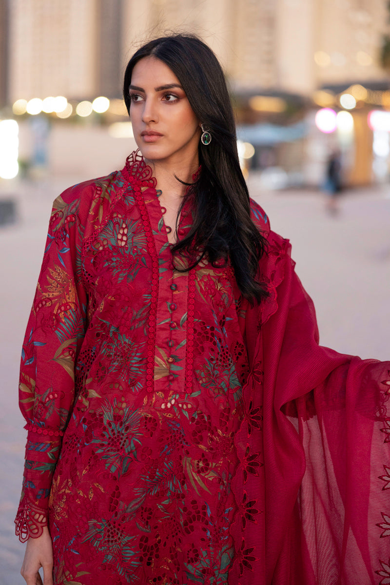 Rangrasiya | Carnation Summer Edit 25 | Scarlet - Official Rangrasiya stockist in UK - Sakeena London