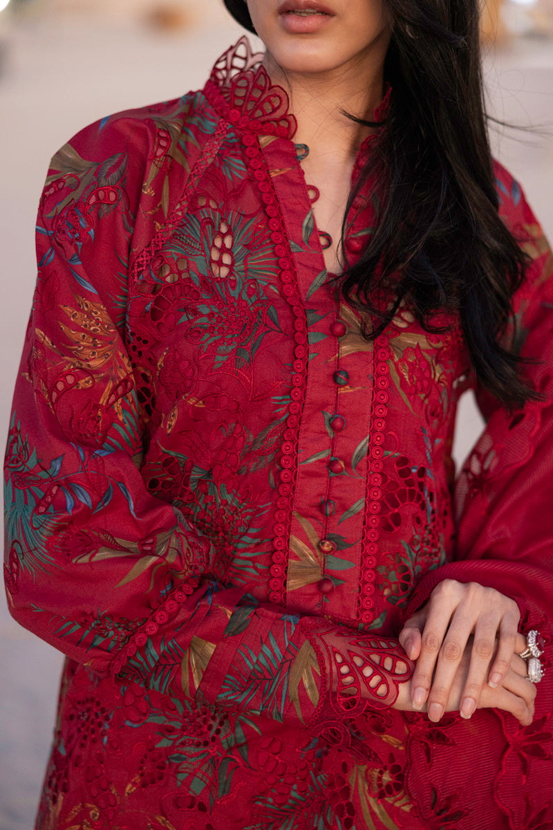 Rangrasiya | Carnation Summer Edit 25 | Scarlet - Official Rangrasiya stockist in UK - Sakeena London