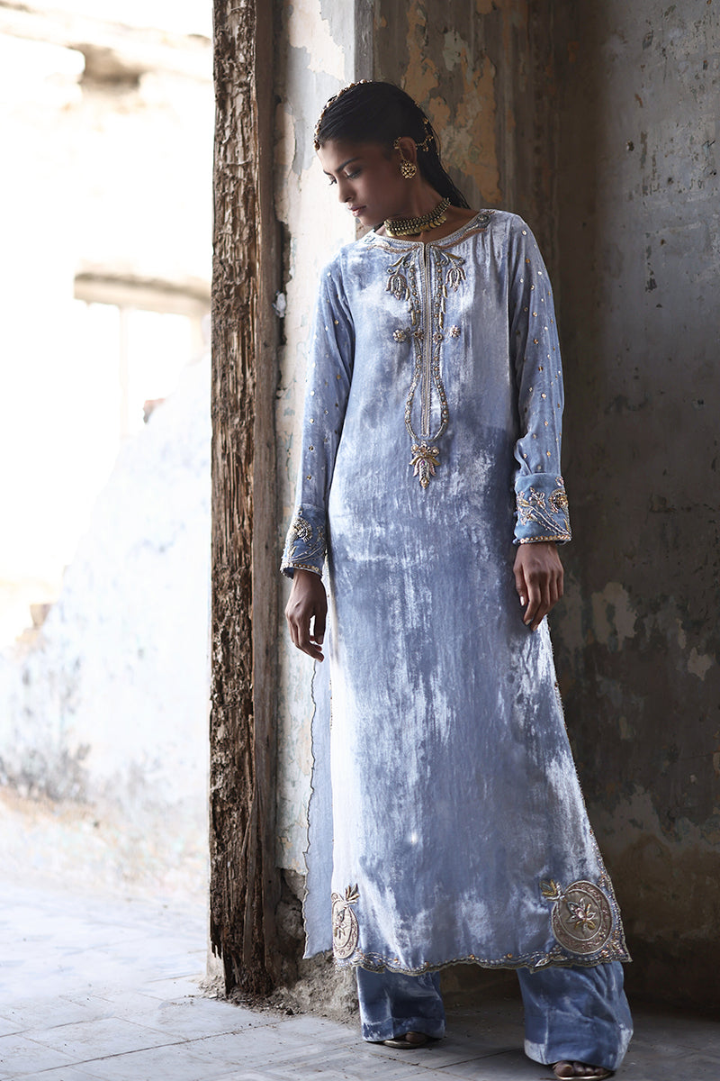 Wardha Saleem | Pure Velvet 25 | Raya - Official Wardha Saleem stockist in UK - Sakeena London