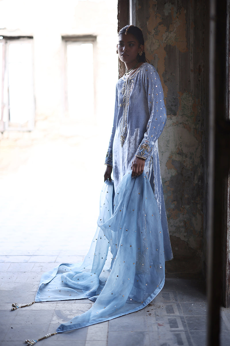 Wardha Saleem | Pure Velvet 25 | Raya - Official Wardha Saleem stockist in UK - Sakeena London