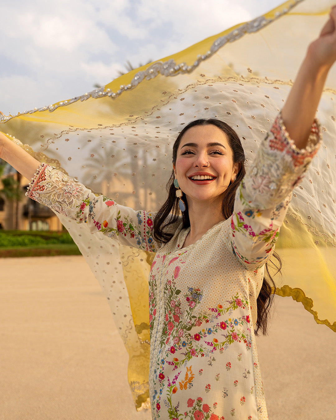 Faiza Saqlain | Aya Luxury Lawn 26' | Arta