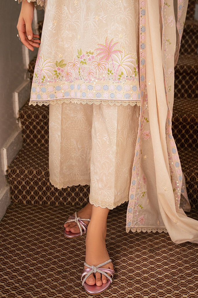Cross Stitch | Mahiri Embroidered Lawn 24 | ASHEN AURA - Official Cross Stitch stockist in UK - Sakeena London