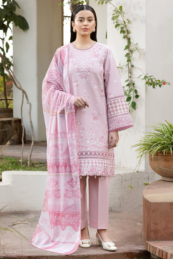 Farasha | Summer Weaves Embroidered Lawn | Muted Bloom - Official Farasha stockist in UK - Sakeena London
